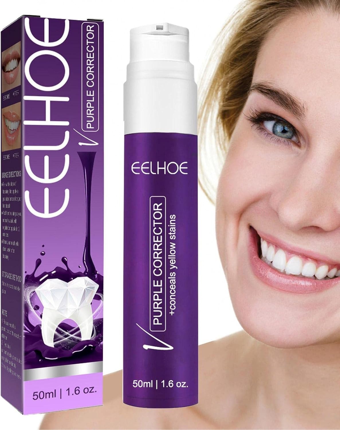 EELHOE Color Corrector Toothpaste - 50ml